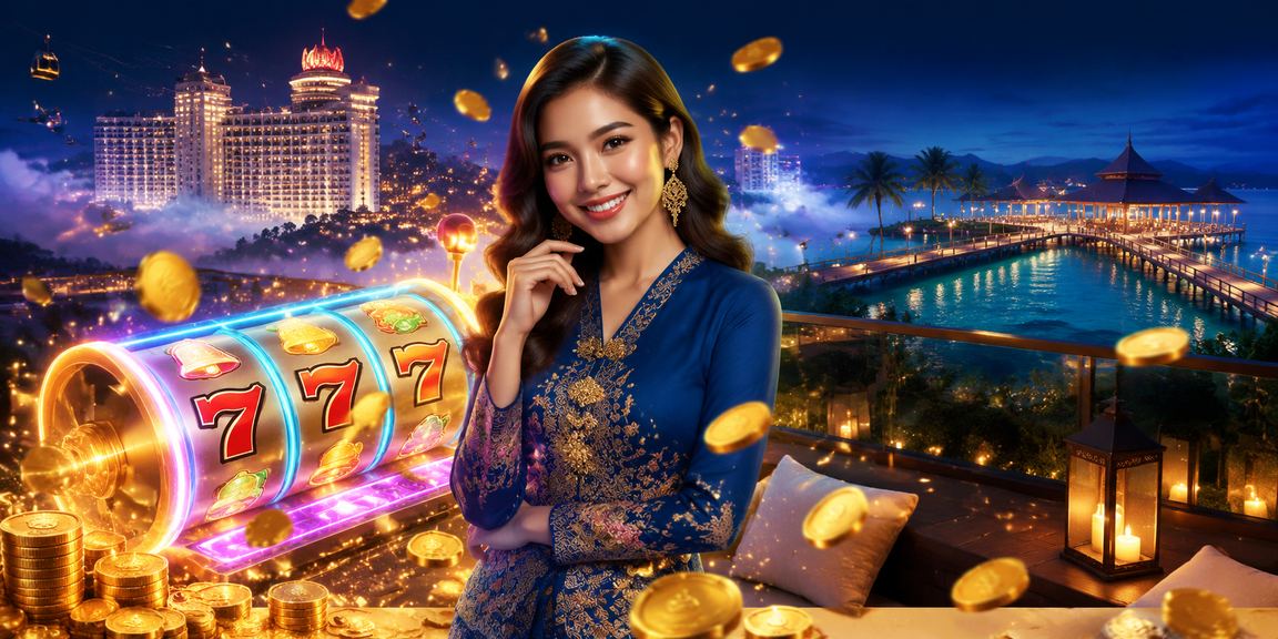 Permainan slot jackpot di Genting Highlands dengan tema baju kurung Malaysia